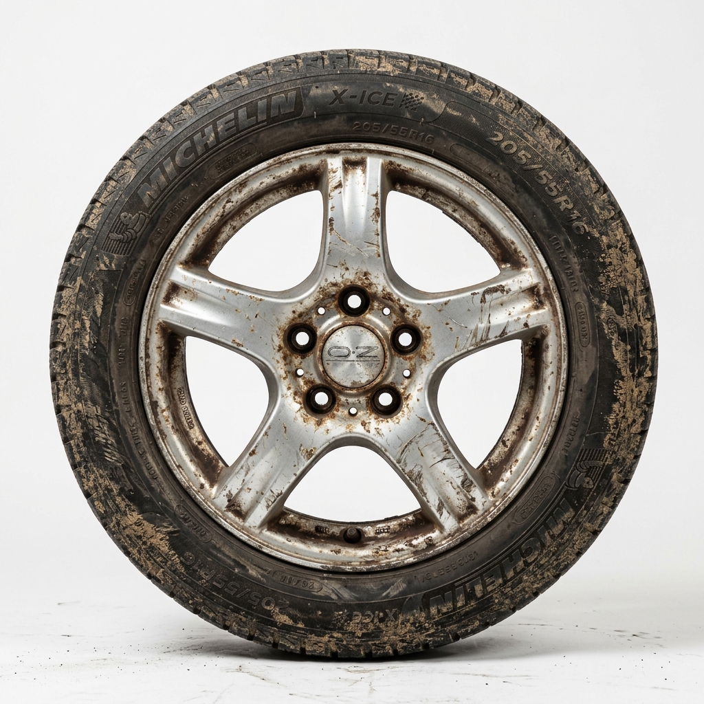 Damaged Rusty Rim